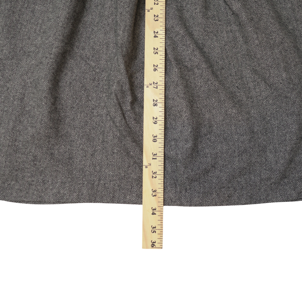 Silence + Noise Gray Herringbone Sheath Dress Wool Blend Size 12 - Picture 11 of 12